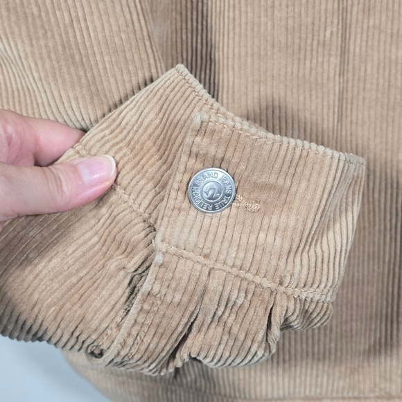 True Religion Vintage Corduroy Jacket Mens XL Extra Large Travertine Hooded - Picture 6 of 12